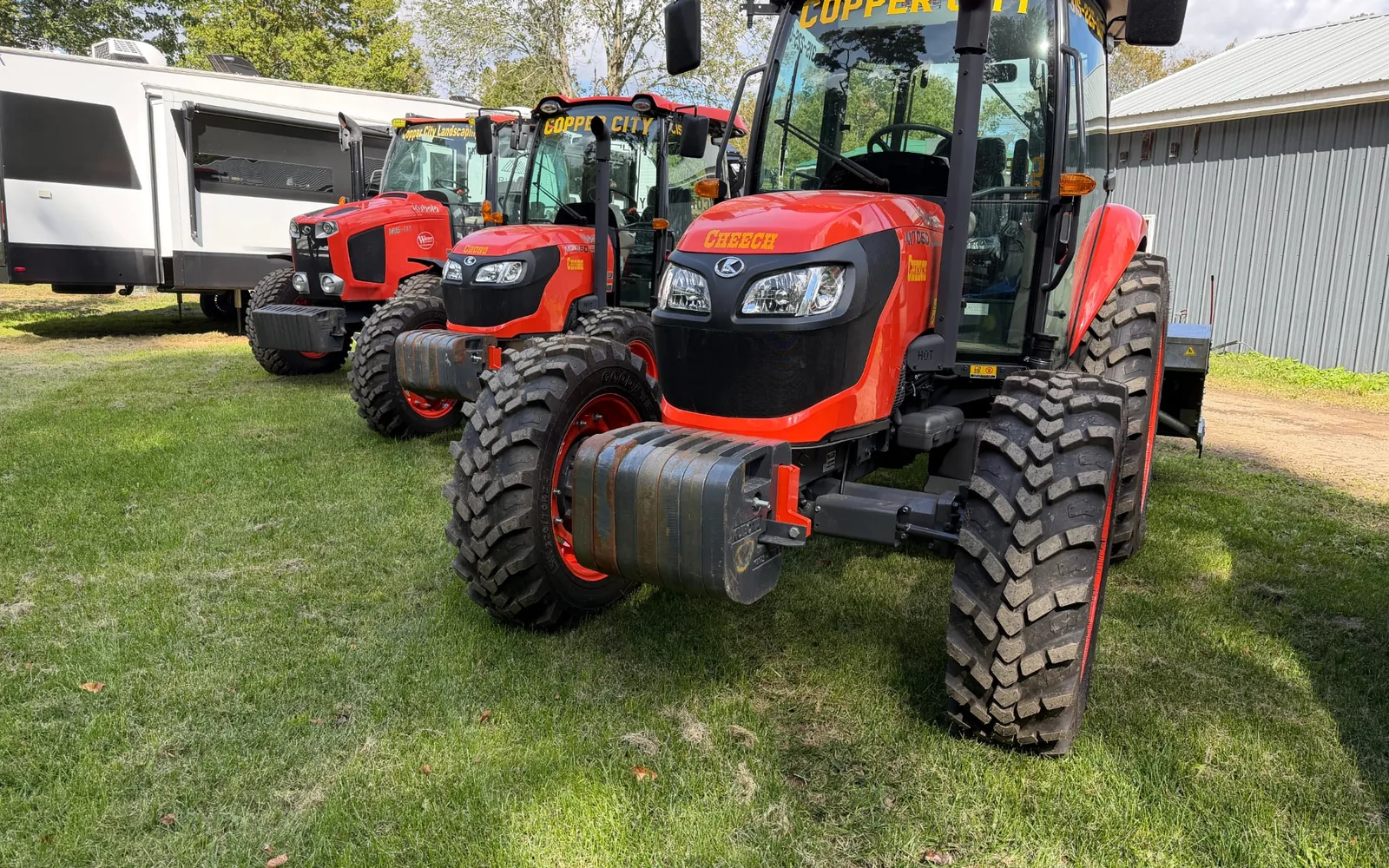 Copper City Landscaping equipment